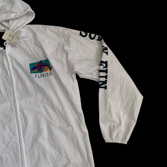 Cottonseed Men's Size S Florida Full Zip Dolphin VTG Windbreaker Jacket New - Picture 15 of 16